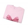 Crewneck Sweatshirt — Pink Bow "Be Happy Everyday" Cozy Motivational Pullover