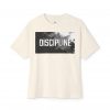 Discipline Graphic Tee — Oversized Boxy Fit Motivational Shirt