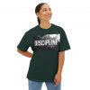 Discipline Graphic Tee — Oversized Boxy Fit Motivational Shirt