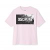 Discipline Graphic Tee — Oversized Boxy Fit Motivational Shirt