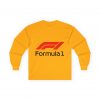 Formula 1 Logo Long Sleeve Tee — Racing Fan Graphic Shirt