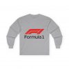 Formula 1 Logo Long Sleeve Tee — Racing Fan Graphic Shirt