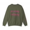 Crewneck Sweatshirt — Pink Bow "Be Happy Everyday" Cozy Motivational Pullover