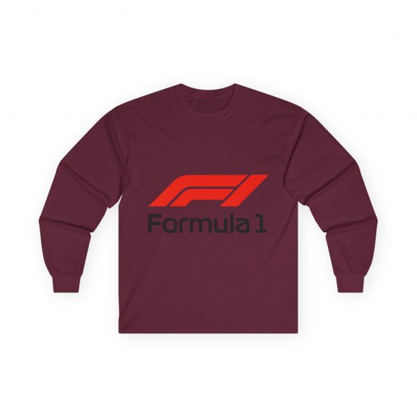 Formula 1 Logo Long Sleeve Tee — Racing Fan Graphic Shirt