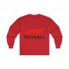 Formula 1 Logo Long Sleeve Tee — Racing Fan Graphic Shirt