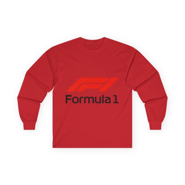 Formula 1 Logo Long Sleeve Tee — Racing Fan Graphic Shirt