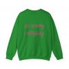 Crewneck Sweatshirt — Pink Bow "Be Happy Everyday" Cozy Motivational Pullover