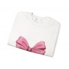 Crewneck Sweatshirt — Pink Bow "Be Happy Everyday" Cozy Motivational Pullover