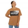 Discipline Graphic Tee — Oversized Boxy Fit Motivational Shirt