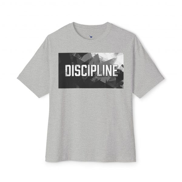 Discipline Graphic Tee — Oversized Boxy Fit Motivational Shirt