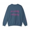 Crewneck Sweatshirt — Pink Bow "Be Happy Everyday" Cozy Motivational Pullover