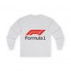 Formula 1 Logo Long Sleeve Tee — Racing Fan Graphic Shirt