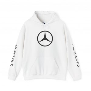 Mercedes Logo Hoodie – Minimalist Luxury Car Emblem Sweatshirt