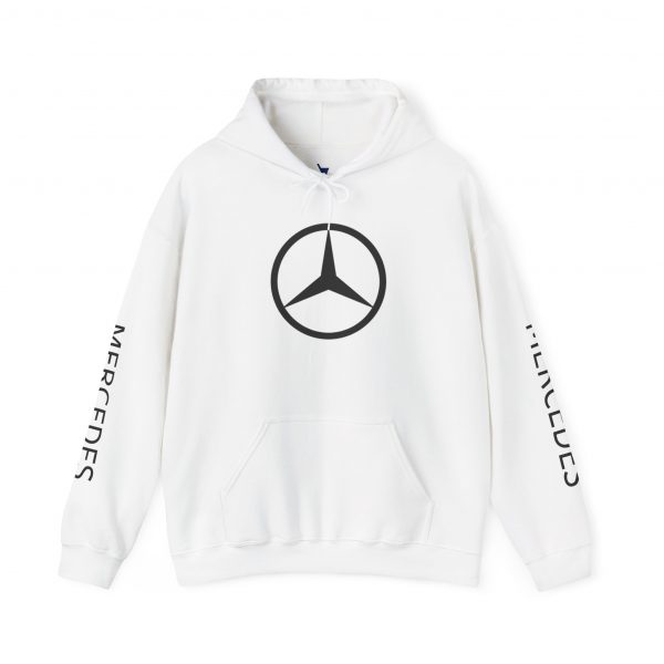 Mercedes Logo Hoodie – Minimalist Luxury Car Emblem Sweatshirt