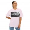 Discipline Graphic Tee — Oversized Boxy Fit Motivational Shirt