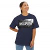 Discipline Graphic Tee — Oversized Boxy Fit Motivational Shirt