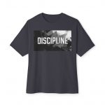 Discipline Graphic Tee — Oversized Boxy Fit Motivational Shirt