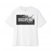 Discipline Graphic Tee — Oversized Boxy Fit Motivational Shirt