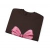 Crewneck Sweatshirt — Pink Bow "Be Happy Everyday" Cozy Motivational Pullover