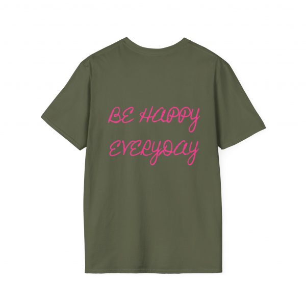 Be Happy Everyday T-Shirt — Pink Bow Graphic Tee