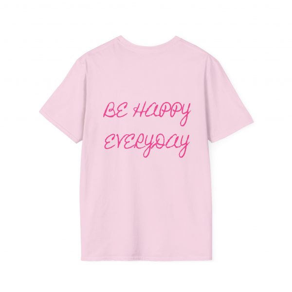 Be Happy Everyday T-Shirt — Pink Bow Graphic Tee