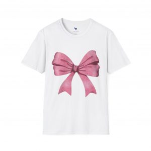 Be Happy Everyday T-Shirt — Pink Bow Graphic Tee