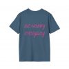 Be Happy Everyday T-Shirt — Pink Bow Graphic Tee