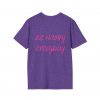 Be Happy Everyday T-Shirt — Pink Bow Graphic Tee