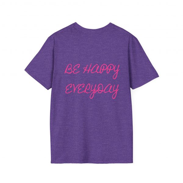Be Happy Everyday T-Shirt — Pink Bow Graphic Tee