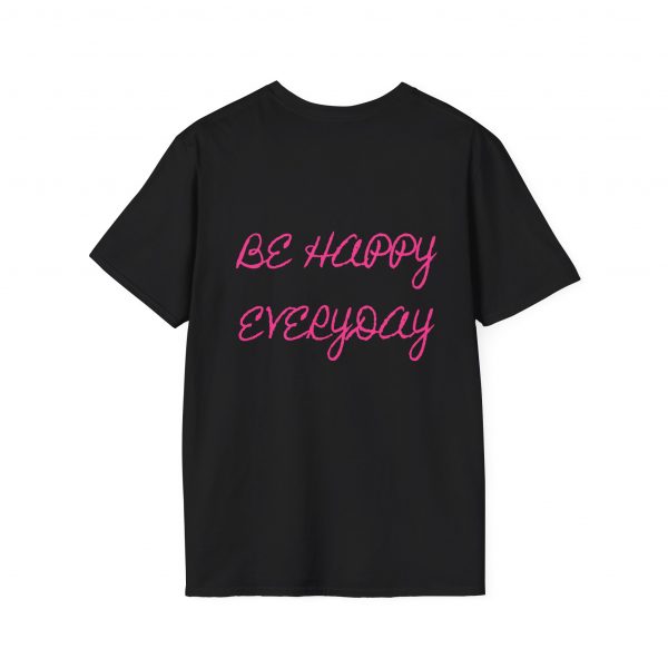Be Happy Everyday T-Shirt — Pink Bow Graphic Tee