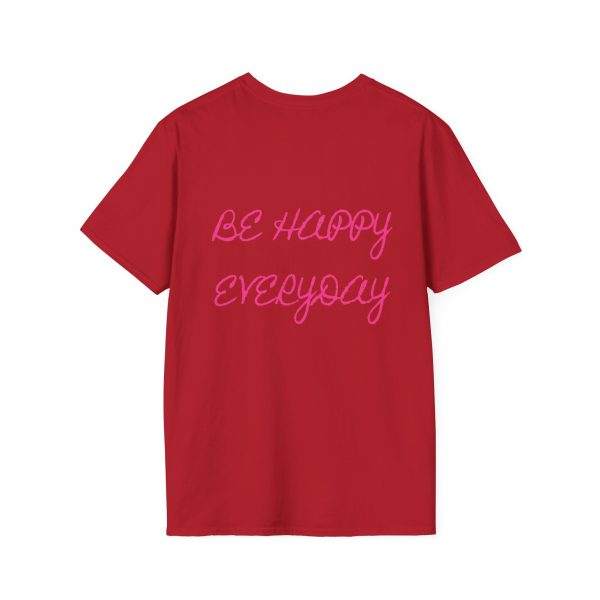 Be Happy Everyday T-Shirt — Pink Bow Graphic Tee
