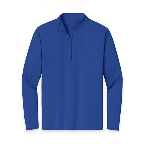 8381820061719476029_2048.jpeg Men's Embroidered Sport Quarter-Zip Pullover — Lightweight Moisture-Wicking Performance Top