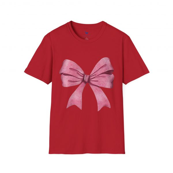 10892856223375197369_2048.jpeg Be Happy Everyday T-Shirt — Pink Bow Graphic Tee
