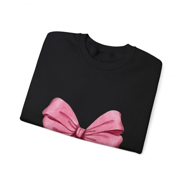 16517303409666651509_2048.jpeg Crewneck Sweatshirt — Pink Bow "Be Happy Everyday" Cozy Motivational Pullover