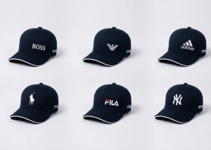 Premium Embroidered Caps Bundle (Pack of 6)
