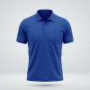 blue polo Custom Logo Polo Shirt | Personalized Polo