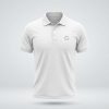 white polo Custom Logo Polo Shirt | Personalized Polo