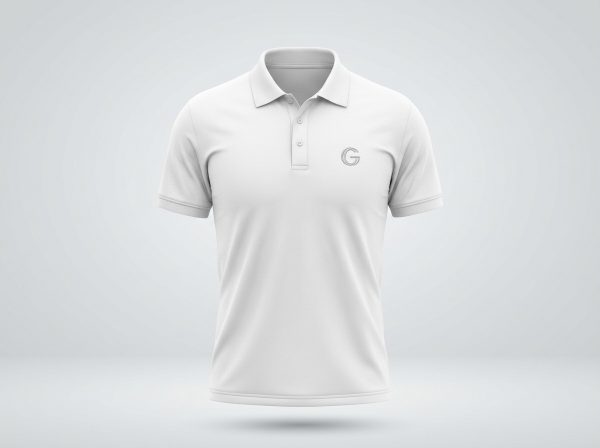 white polo Custom Logo Polo Shirt | Personalized Polo