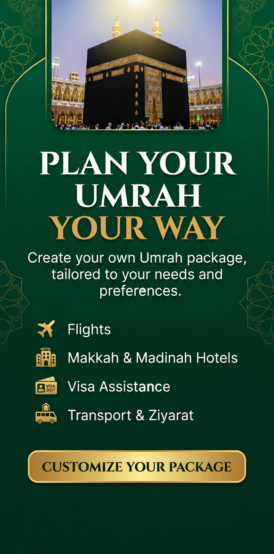 Customize Your Umrah Package